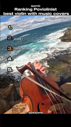 "Ranking Poviolinist best violin with music covers"#shorts #shortfeeds #ranking #top5 #violin #music
