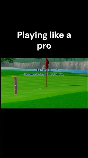 How to play Hole 14 like a PRO in Wii Sports Resort Golf #WiiSportsResort #Shorts