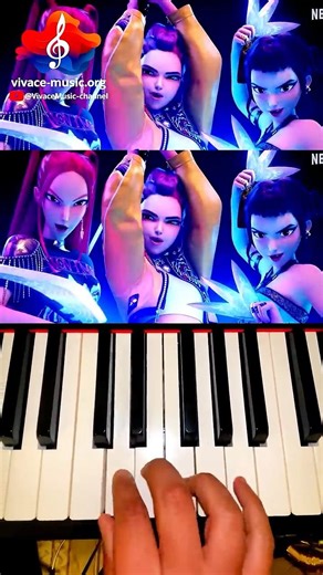 Huntrix – How It’s Done 🎹 Piano Tutorial (Vivace Music) #shorts