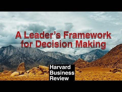 A Leader’s Framework for Decision Making | Harvard Business Review | #cynefin