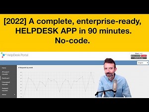 Build a Helpdesk Ticket Management System without coding, using a Low-code No-code Platform.