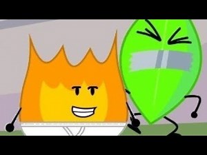 Cursed BFDI images with Minecraft cave sounds