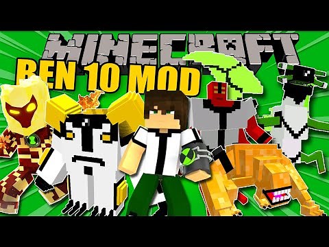 BEN 10 MOD - Transformate en todos los ALIENS de Ben - Minecraft mod 1.12.2 Review ESPAÑOL