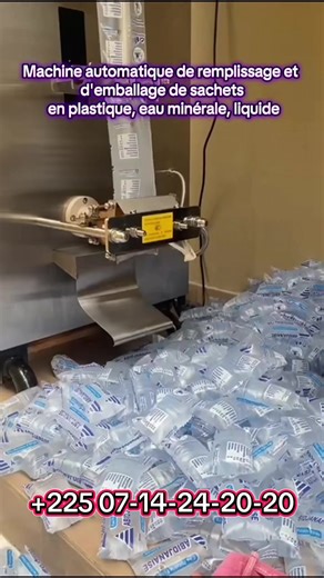 Machine automatique de remplissage et découpage sachets pu water d'eau en plastique, eau minérale, liquide industrielle sk-1000 et koyo disponible neuf chez BK STORE NUMÉRO 225 07-69-69-69-43 Wahtsapp https://wa.me/2250714242020#Machinecoupeeau #automatique #puwater #cotedivoire🇨🇮 #abidjan225🇨🇮