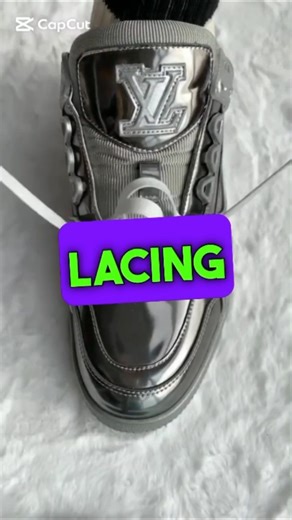 Louis Vuitton Shoe lacing Style Tutorial (Best Way) #lace #tutorial