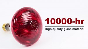 Heat Lamp for Chickens,150W Red Heat Lamp Infrared Light Bulb for Chicks,Chicken Coop