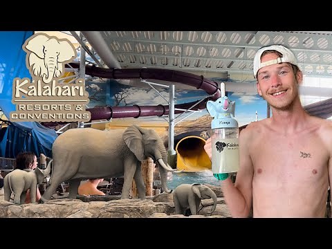 Massive INDOOR Water Park in Ohio! | Kalahari Resort Visit, Slide POVs, Full Water Park Tour + More