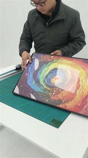 Creating a clean picture frame by hand is always satisfying.