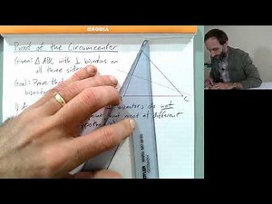 Geometry 3.5.1 - Triangle Circumcenter Construction and Proof