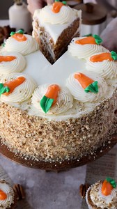 28K views · 515 reactions | This carrot cake is a timeless classic that brings a delightful balance of sweet, spiced, and creamy flavors. This is truly the ultimate carrot cake recipe, with layers of tender cake infused with cinnamon, nutmeg, and ginger, complemented by the natural sweetness of freshly grated carrots. 凌 Check out this amazing recipe here: https://www.piesandtacos.com/carrot-cake/ | Pies and Tacos | Facebook