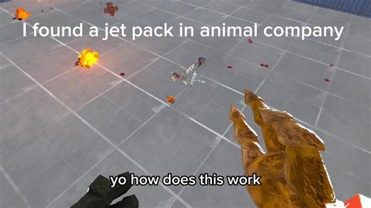 Found a jet pack in animal company #animalcompany #jetpack #flying #vr #animalcompanyskits