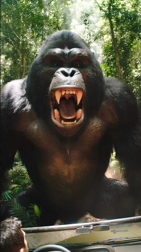 Terrifying Gorilla Encounter on Jungle Safari (Real Footage)