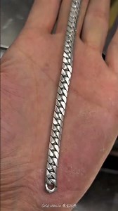 Insane 6K Platinum Cuban Bracelet Making! 💎🔥 (50g Pure Luxury) #shorts #trending #viralvideo #video