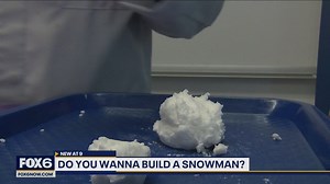 Make an indoor snowman with this Mad Science experiment