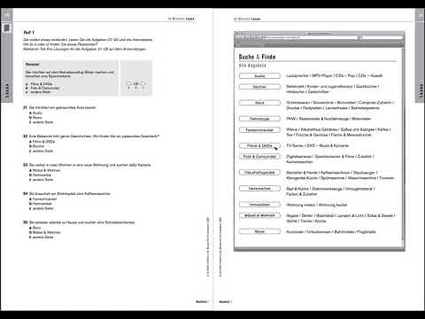 DTZ Übungstest A2 - B1 Lesen Teil 1 telc Deutsch-Test für Zuwanderer Modelltest 1