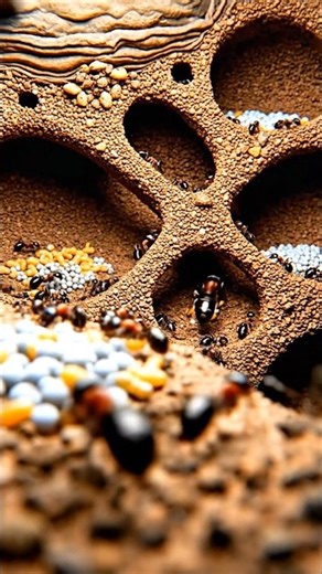 Ants Amazing Underground Home 🐜 | Nature’s Tiny Engineers | #Shorts #ai