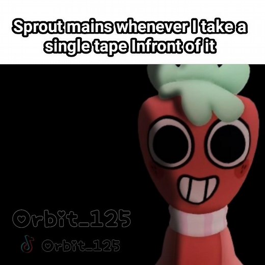 Sprout mains When I take a single tape | #orbit_125 #roblox #memes #dandysworld #robloxindonesia