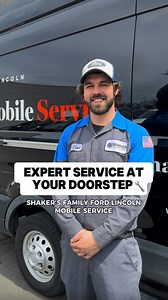 We’ll bring the service to you. From oil and filter changes to brake services and more - our Mobile Service Van lets you skip the trip to the dealership. Expert care, delivered by our team at Shaker’s Family Ford Lincoln. 🧰🔧 #mobileservice #carcare #routinemaintenance #ford #lincoln #ctdealership #service *Mobile Service is offered by participating dealers and may be limited based on availability, distance, or other dealer-specified criteria. Does not include parts or repair charges. | Shaker 