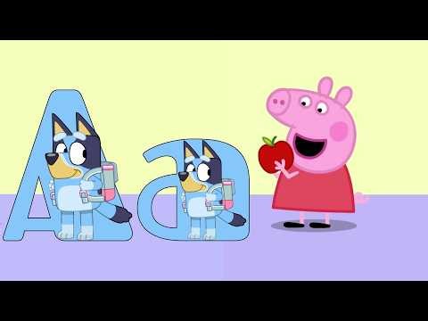 Bluey ABC Song A–Z 🔤 | A for Apple 🍎 to Z for Zoe 🐶 | Learn Alphabet for Kids