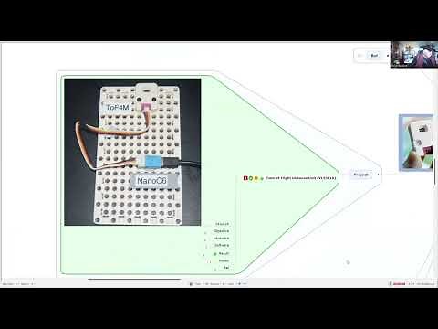 Demo of the M5Stack M5NanoC6 Computer with ToF4M Unit