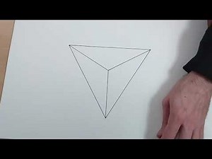 HOW TO DRAW A PERFECT TETRAHEDRON SACRED GEOMETRY (extended)