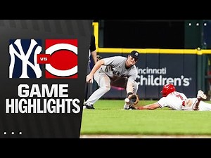 Yankees vs. Reds Game Highlights (6/23/25) | MLB Highlights