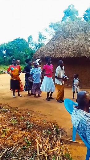 Traditional African Music Performance in Rural Village