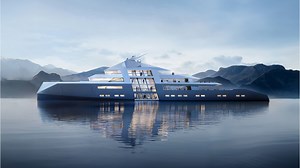 British design firm unveils £300m megayacht