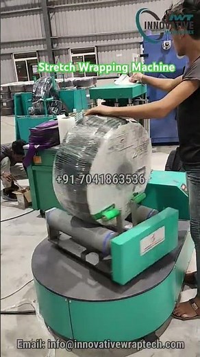 High-Performance Stretch Wrapping Machine | Automatic reel stretch Wrapping Machine