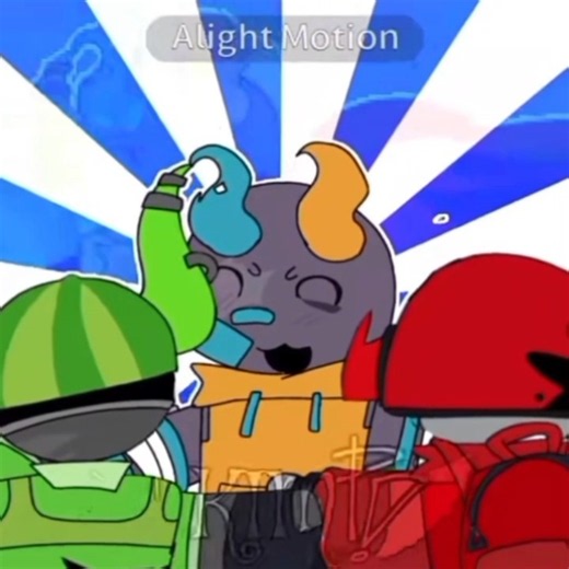[REPRINT/REUPLOAD] Random Phighting Playground Trio Animation Meme