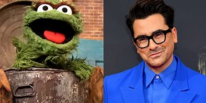 Dan Levy Meets Oscar the Grouch in New 'Sesame Street' Clip