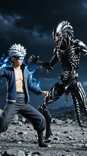 Gojo and sukuna fight with Alien