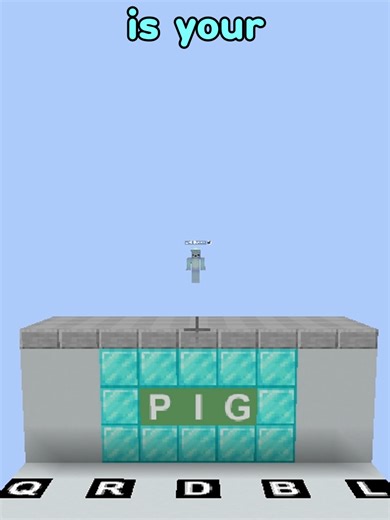Guess the Word Game in Minecraft