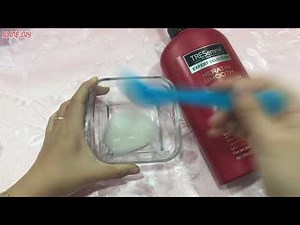 DIY No Glue Slime, How To Make Slime With Shampoo And Salt, No Fridge