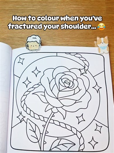 Left-Handed Colouring Storytime After Injury