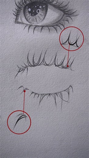 Anil Shah Artist on Instagram: ""Hyper-Real Eye + Lashes! Step-by-Step! ✨ #eyetutorial " "Tag your artist friends!🎨✨" #eyelashartist #pencilsketch #artchallenge #viralart"