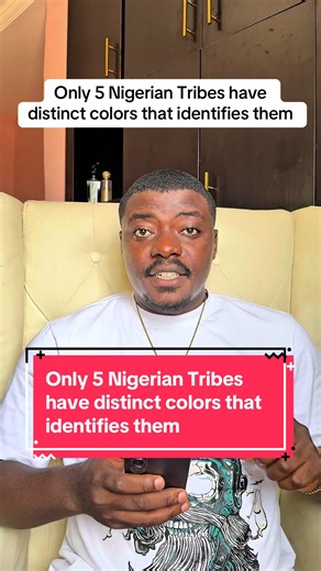 Only five Nigerian tribes have distinct colors that identifies them… #unofficial_olas #unofficialolas
