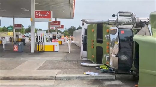 Motor Vehicle Incident | Sutton Forest Emergency Services are currently on scene at a motor vehicle incident at the Shell Service station (Southbound) near the Hume Highway and Sally's Corner Road at Sutton Forest. Firefighters and HAZMAT specialists from Fire and Rescue NSW are working to make the area safe and decant fuel from the vehcile. The driver of the vehcile was trapped for a short time, released by crews from NSW SES Wingecarribee Unit and has since been treated by NSW Ambulance parame