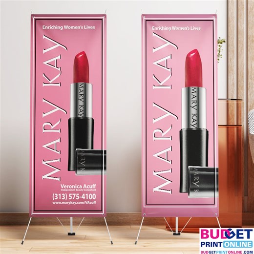 Mary Kay Vertical Banner With X-stand: Personalized or Generic - Etsy