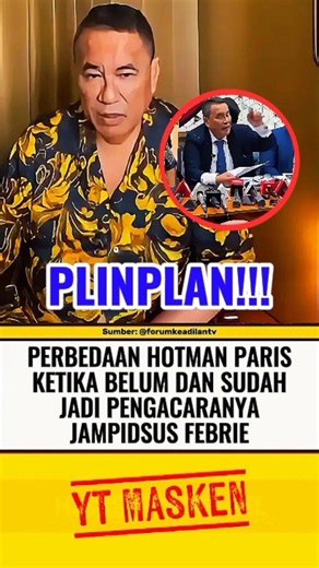 DIFFERENCE IN HOTMAN PARIS' ATTITUDE BEFORE AND AFTER BECOMING A JAMPIDSUS LAWYER⁉️ #latestnews #...