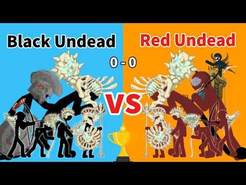 Black Undead vs Red Undead - The Epic Skin Showdown | Stick War Legacy