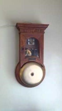 Gamewell wood and brass gong