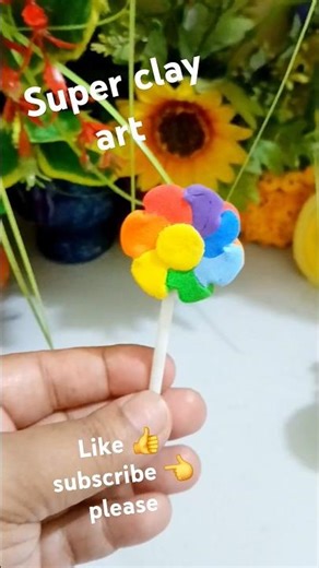 DIY Lollipop 🍭 #shorts #shortsfeed #viralvideo #lollipop #clay #craft #trending #yt #@multicreating