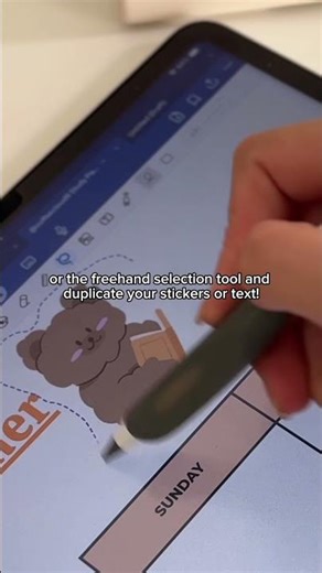 My go to Goodnotes 6 tool: the lasso tool with rectangular selection and the new duplicate option!