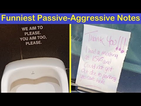 The Funniest Passive-Aggressive Notes Ever Left Behind | Happy And Fun