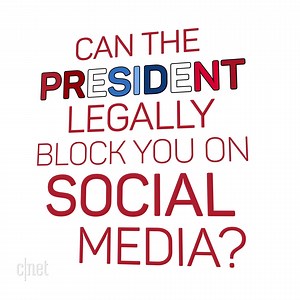 Can President Donald J. Trump legally block you on social media? Or is that a violation of your First Amendment rights? | CNET