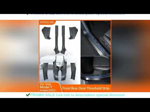 Front Rear Door Sill Guards For Tesla Model Y Juniper 2025+ ABS Inner Protector Cover Plate Trim Ant