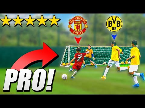 I Challenged Kid PRO Footballers to A Football Tournament! MAN UNITED KID SANCHO vs KID HALAAND!!