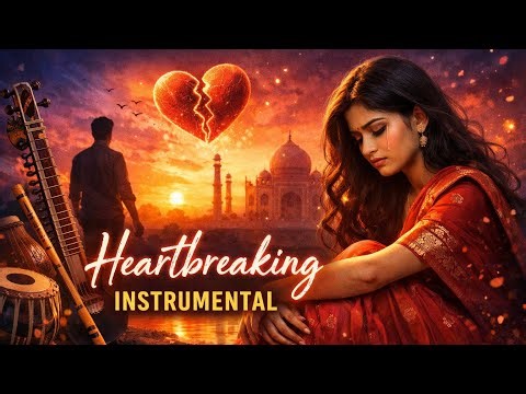 Most Emotional Indian Instrumental 💔 Sad Love Sitar & Flute Music #sadsong #heartbroken