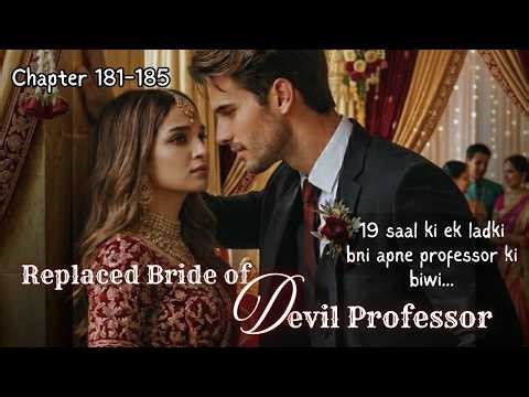 Replaced Bride of Devil Professor 181-185 | College Love dark story | Forced Marriage